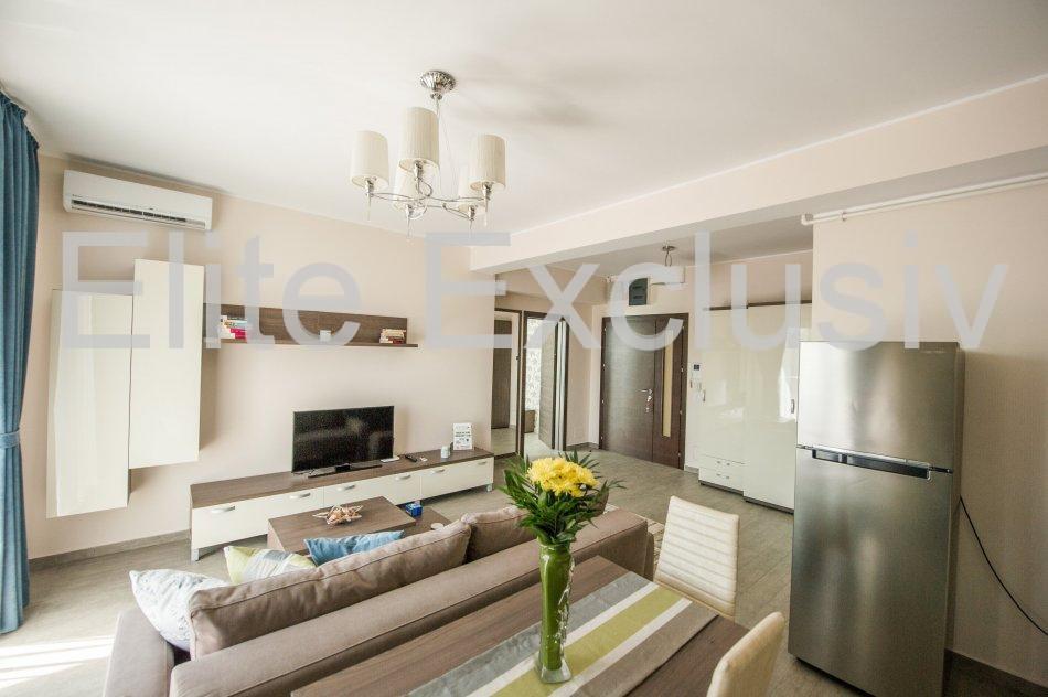 Mamaia Statiune - Inchiriat apartament lux de 2 camere cu 2 bai, mobilat si utilat complet cu cheltuieli incluse